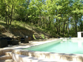 Romantic holiday home in Flayosc with private swimming pool and in the forest
